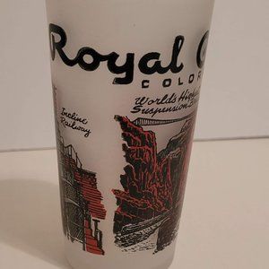 Vintage Royal Gorge Colorado Souvenir Glass